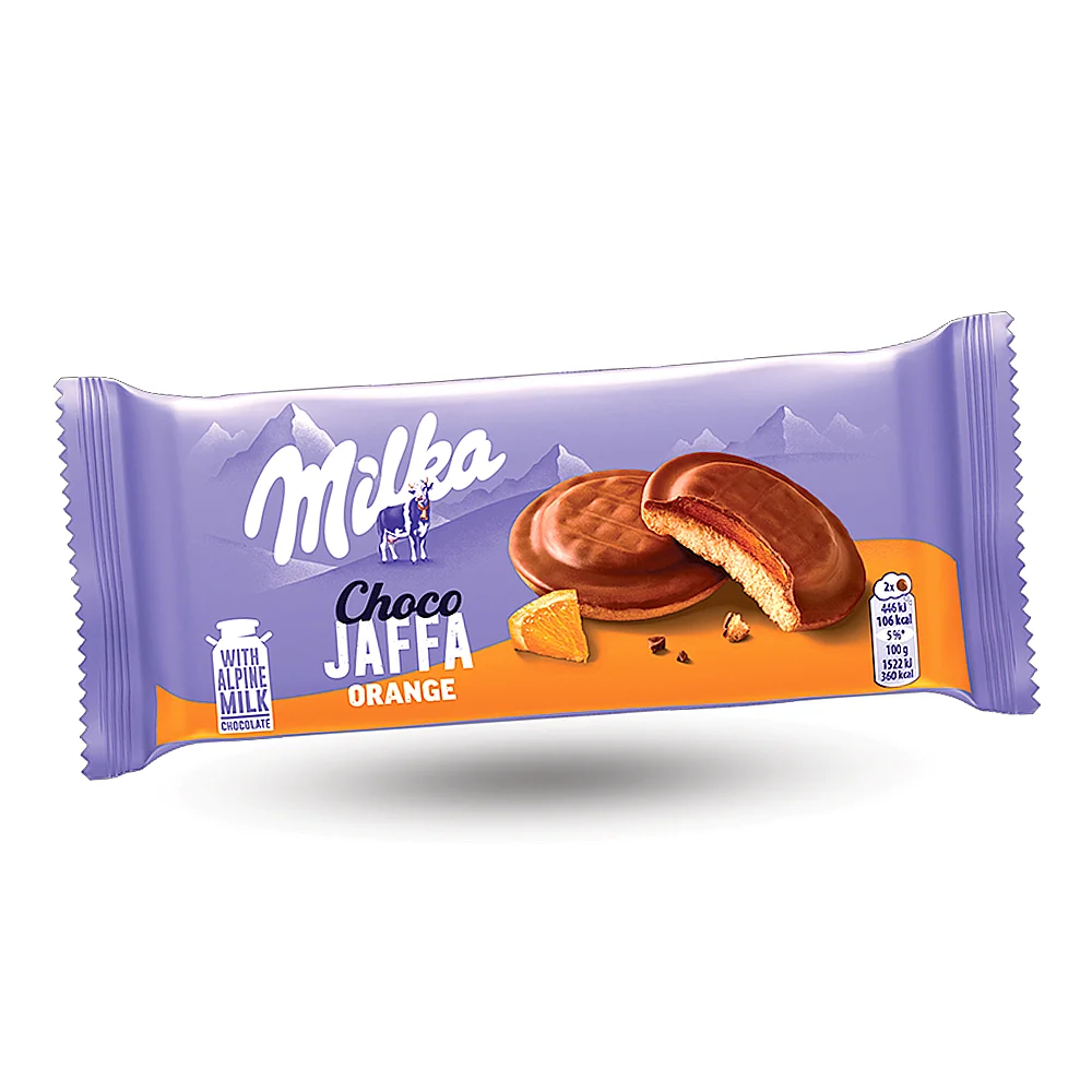 ميلكا تشوكو جافا بالبرتقال