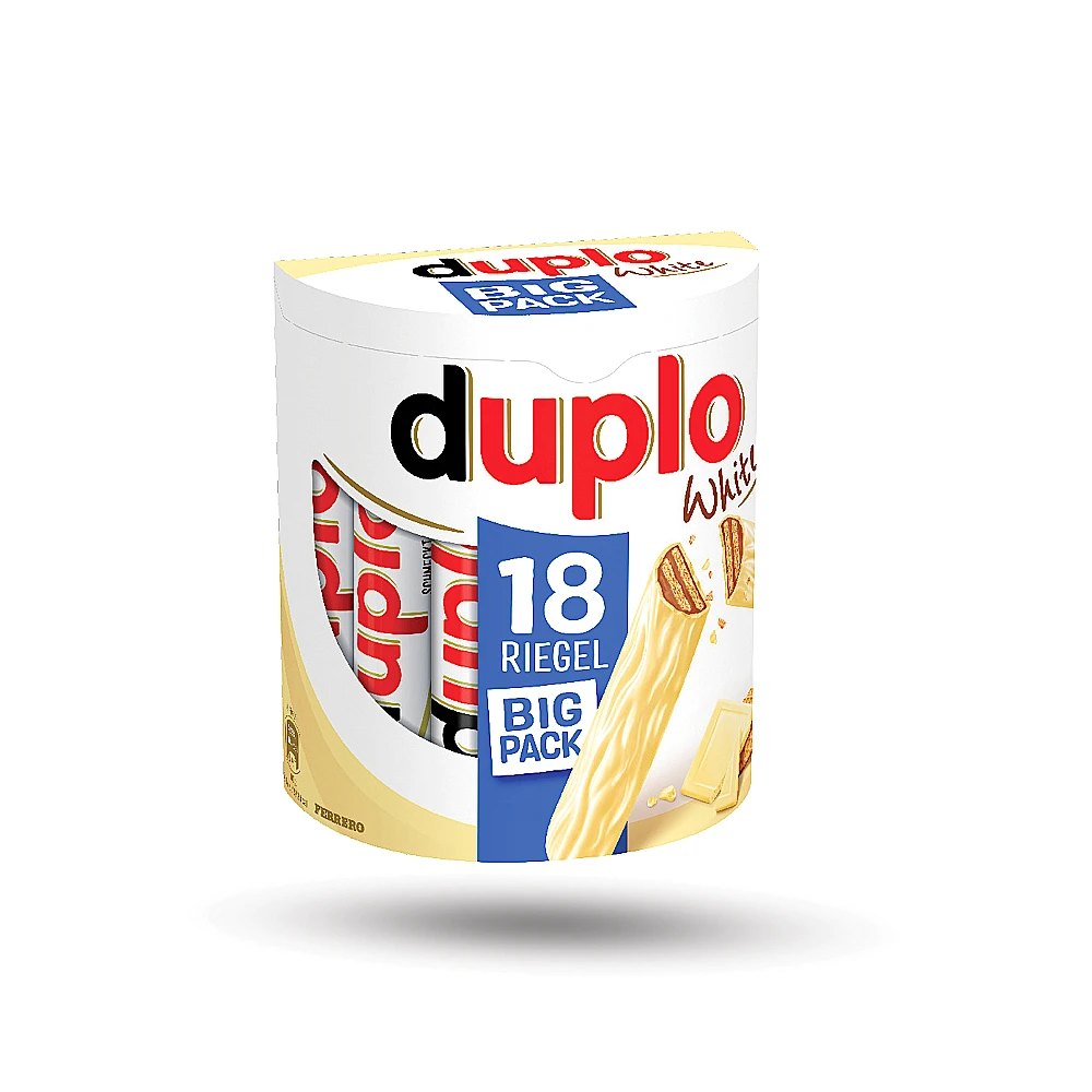 duplo White – מארז גדול, 18 חטיפים