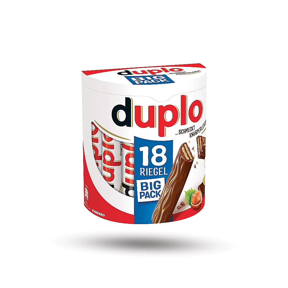 duplo – מארז גדול, 18 חטיפי ופל
